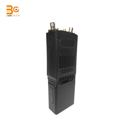 Ground line-of-sight transmission 5 km  mesh ad hoc network single-soldier radio wireless image transmission receiver, relay