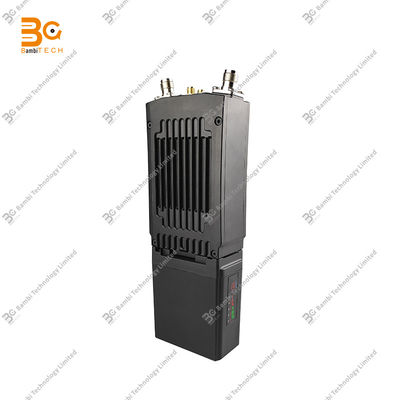 Ground line-of-sight transmission 5 km  mesh ad hoc network single-soldier radio wireless image transmission receiver, relay