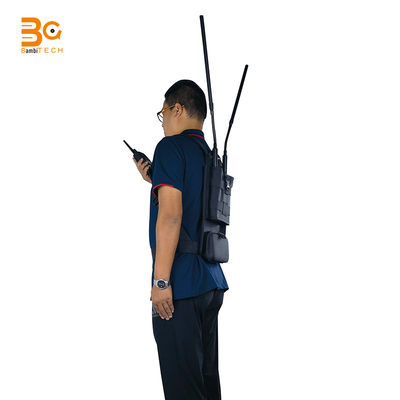Ground line-of-sight transmission 5 km  mesh ad hoc network single-soldier radio wireless image transmission receiver, relay