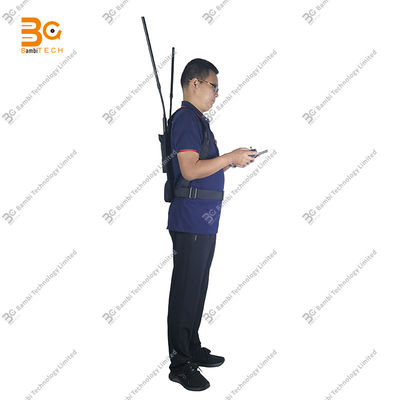 Ground line-of-sight transmission 5 km  mesh ad hoc network single-soldier radio wireless image transmission receiver, relay