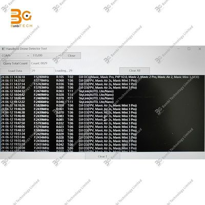 Handheld 1-3km Long Distance Drone Uav Detection Warning Device Dji Autel Drone Detector