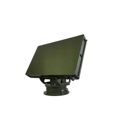 One-dimensional active phased array Ku-band radar with  short-range low-altitude  radar detection