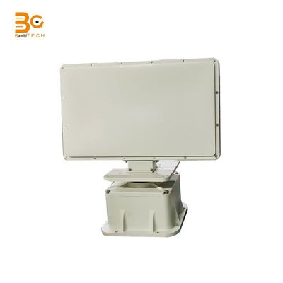 5km active phased array frequency adjustable Ku-band radar detector Pulse Doppler 360 Degree Detection