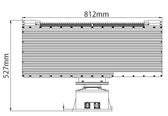 X-band 9.4-9.6 GHz radar drone detection  with Phased array system